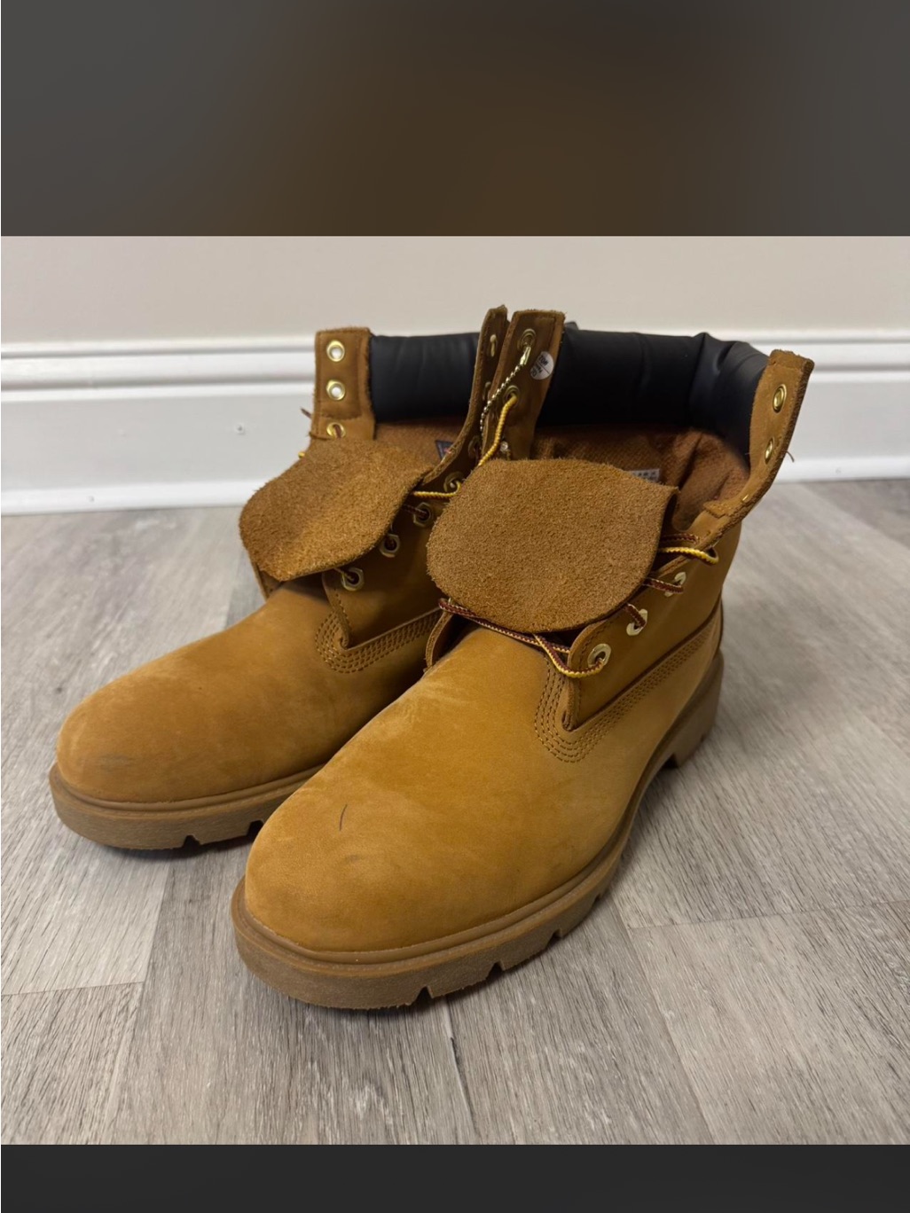 Timberland Men's Wheat Tan Nubuck Work Boots